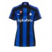 Cheap Inter Milan Edin Dzeko #9 Home Football Shirt Women 2022-23 Short Sleeve